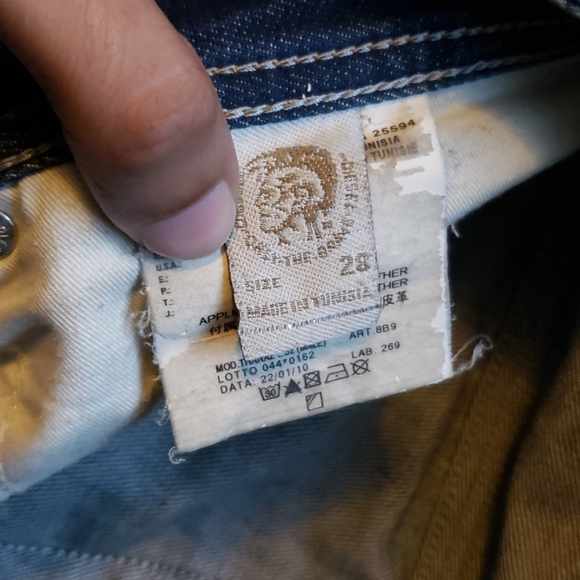 Diesel denim size 28 - Picture 6 of 8